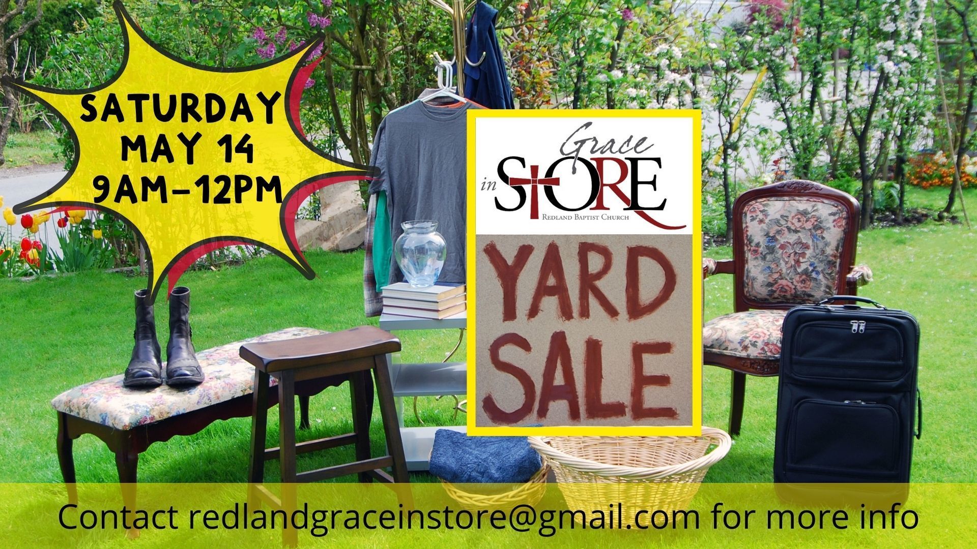 GIS Yard Sale Redland Baptist Church
