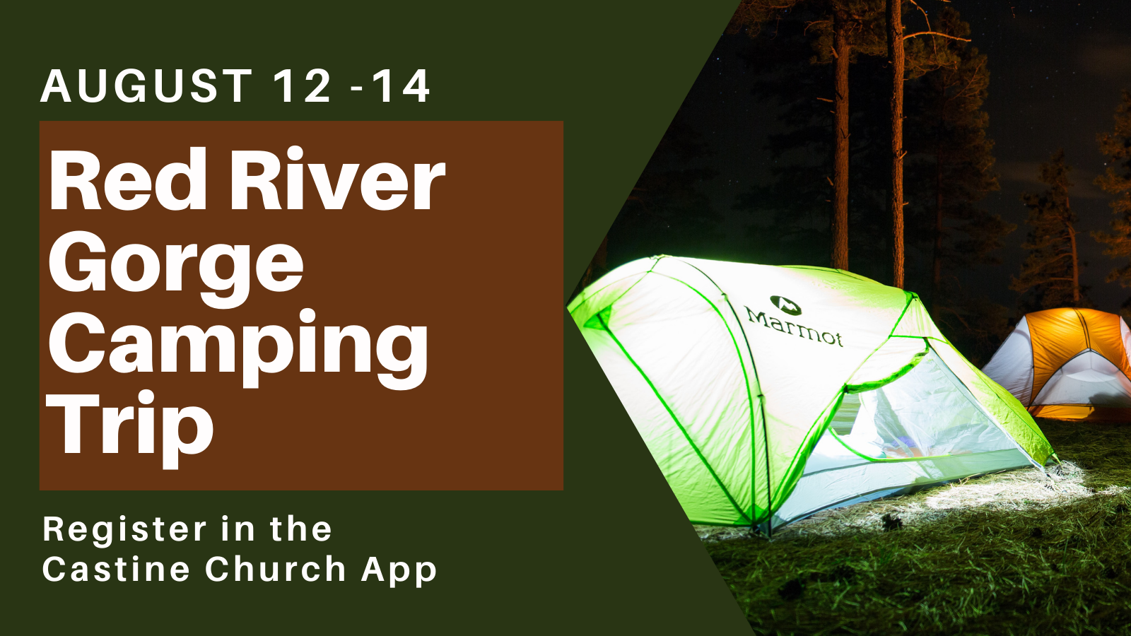 Red River Camping Trip August 1214, 2022 Castine Church