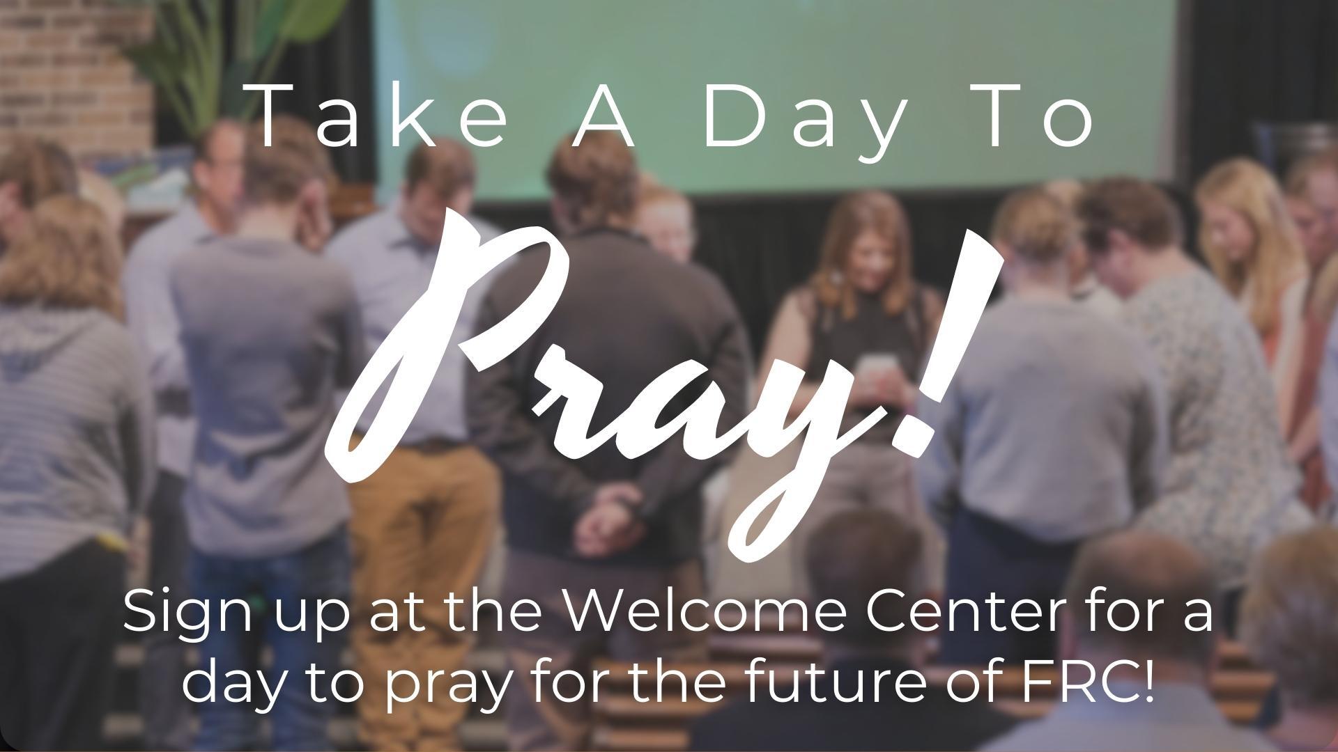 Opportunities to Pray First Reformed Church, Orange City, Iowa