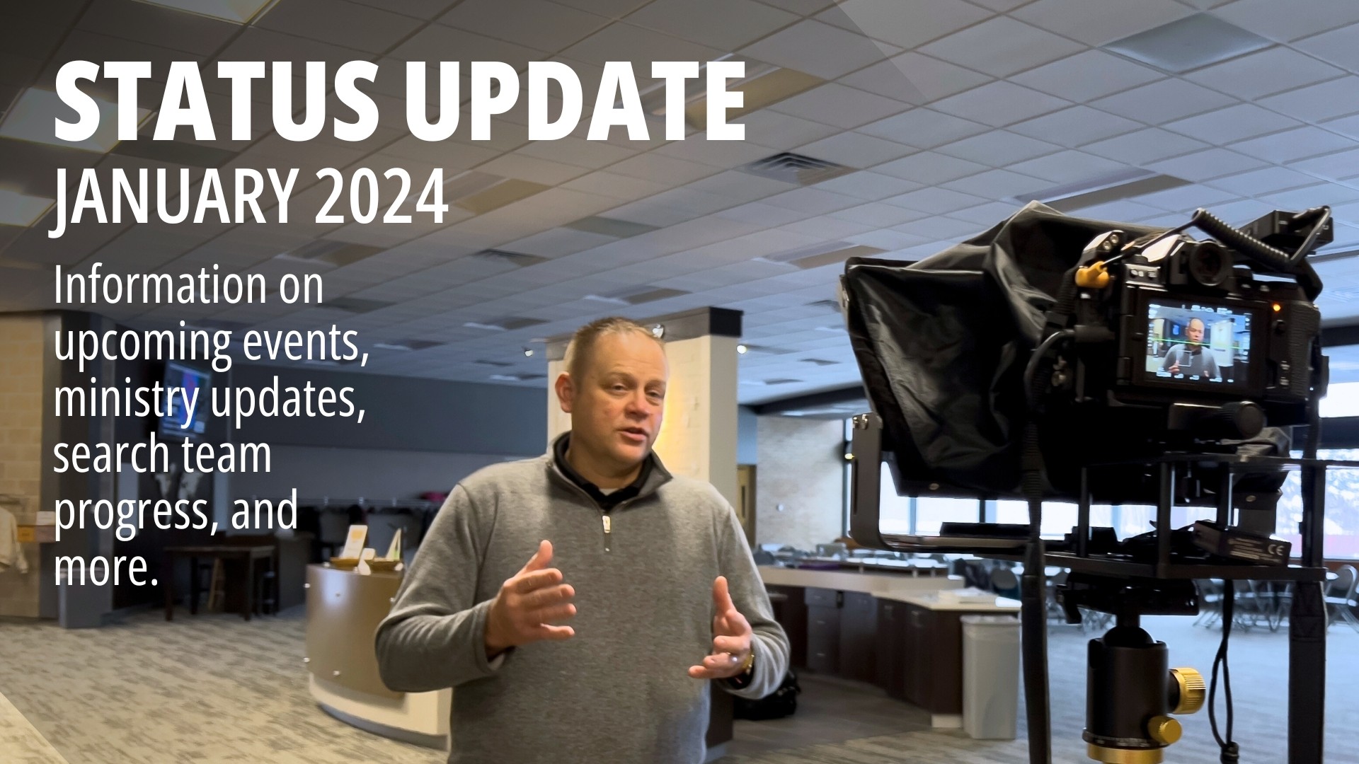 January 2024 Status Update First Reformed Church, Orange City, Iowa