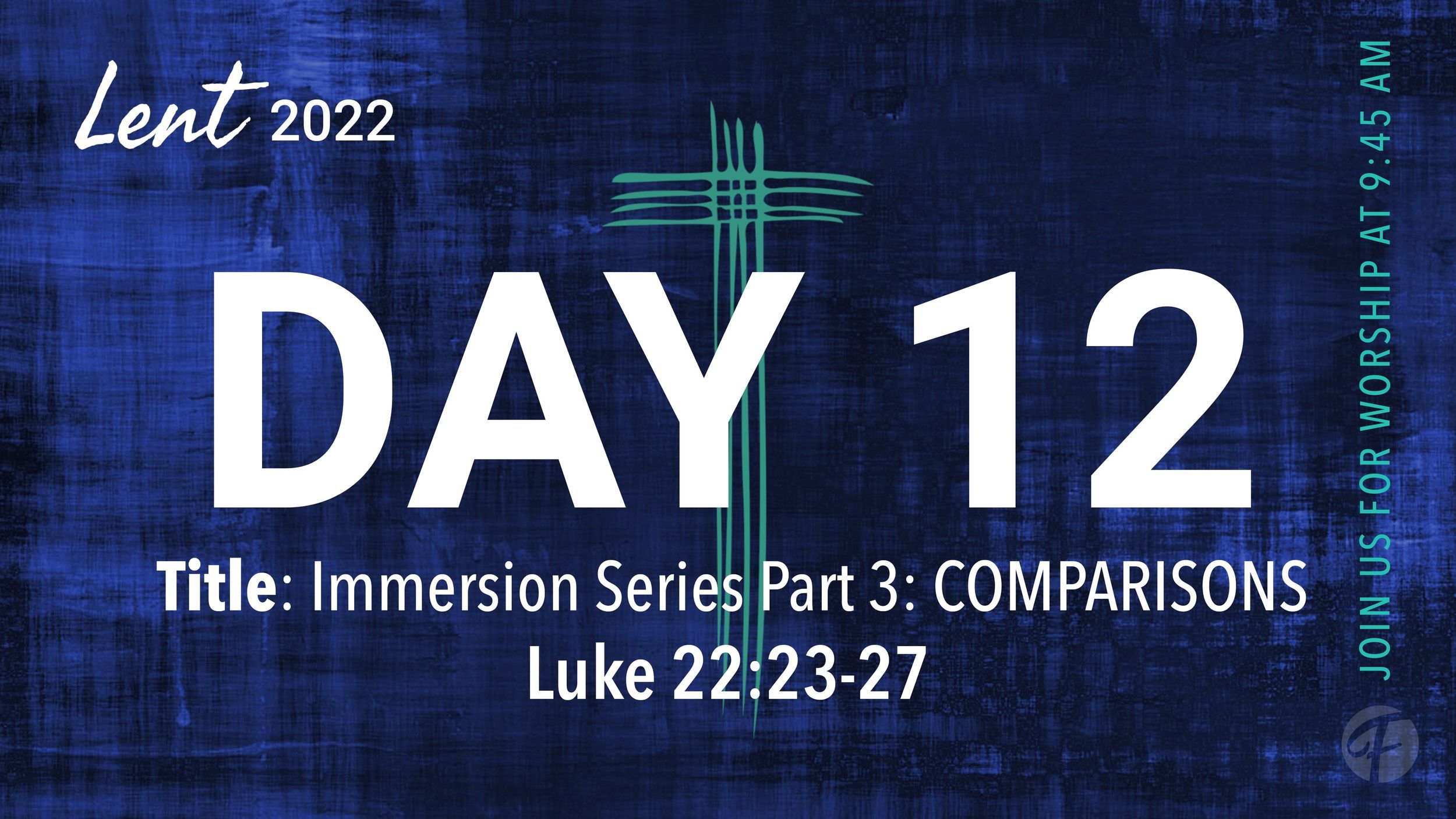 LENT READING PLAN DAY 12 The Fountain Church FL