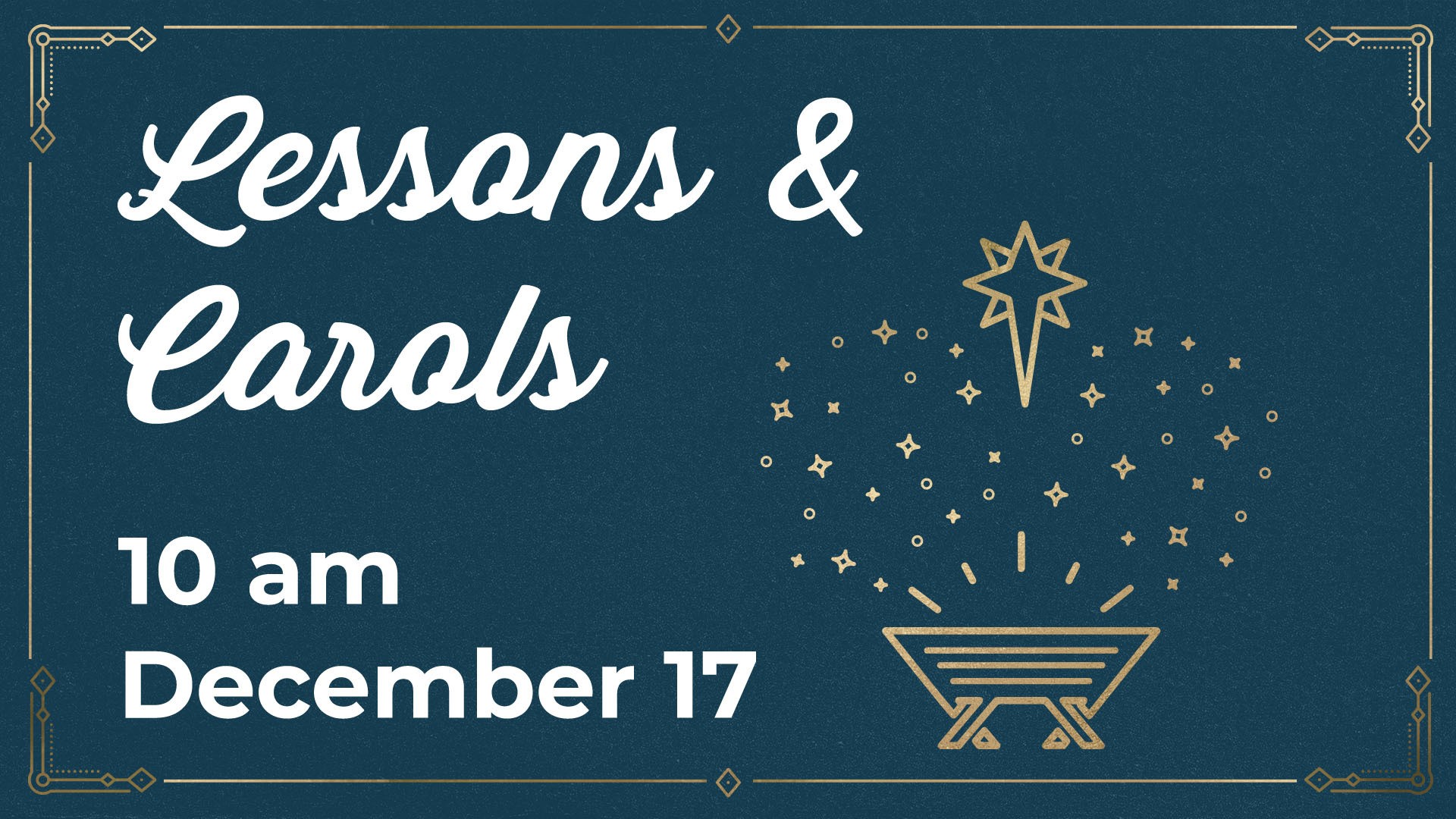 Service of Lessons and Carols All Saints Lutheran Church