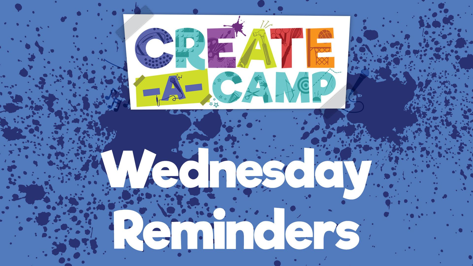 Reminders for Tomorrow Connection Point Church