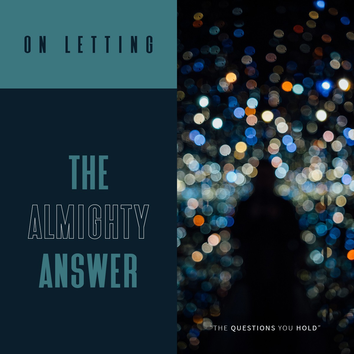 Focus 1 (of 4)The Questions You Hold Illume