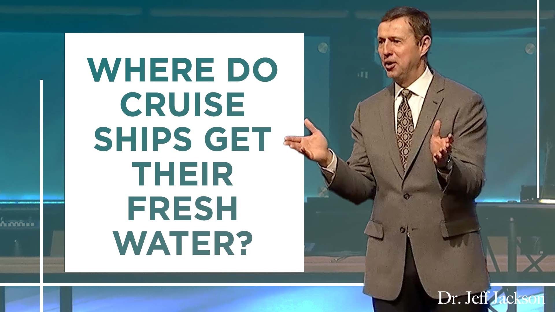 WHERE DO CRUISE SHIPS GET THEIR FRESH WATER? First Redeemer Church