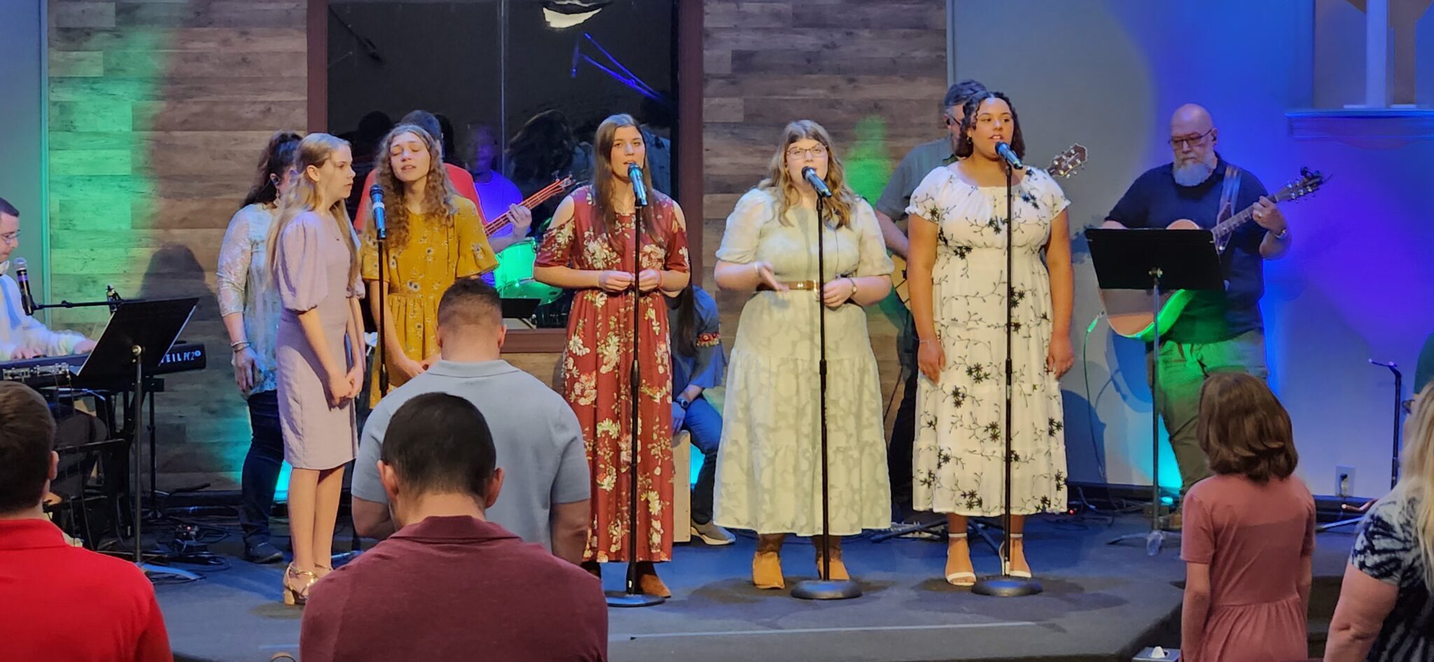 United Family Church worship team leading in song