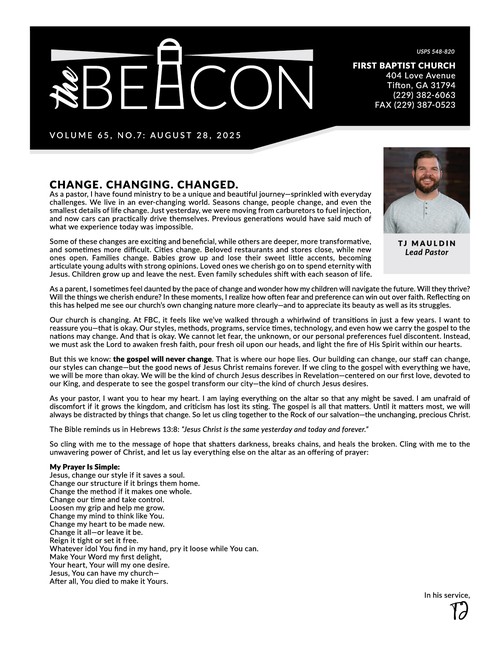 March Beacon - Page 1