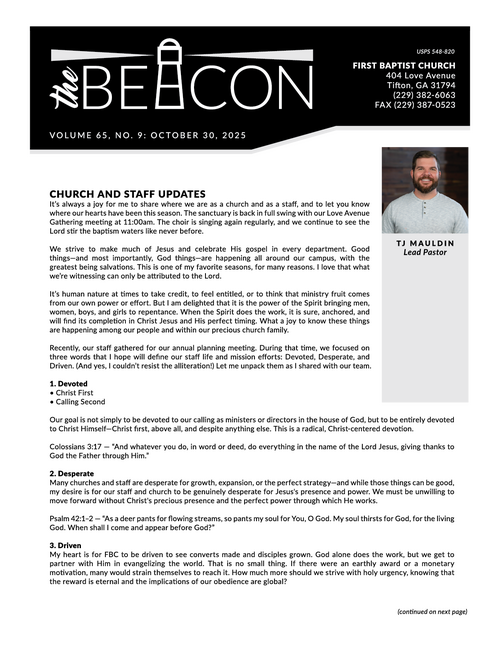 March Beacon - Page 1
