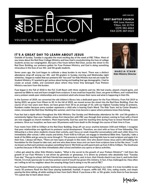 March Beacon - Page 1