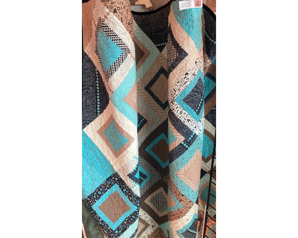 A Square Teal by Lesli Townsend