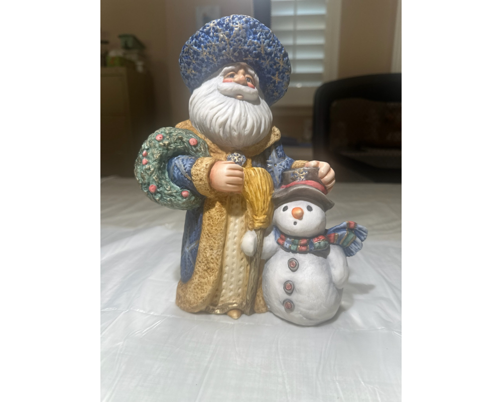 Santa and Friend by Debbie Cox