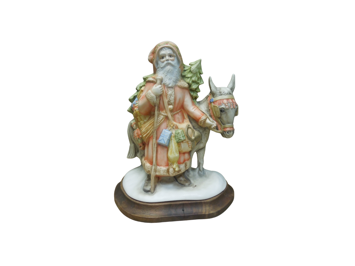 Santa and Friend by Debbie Cox