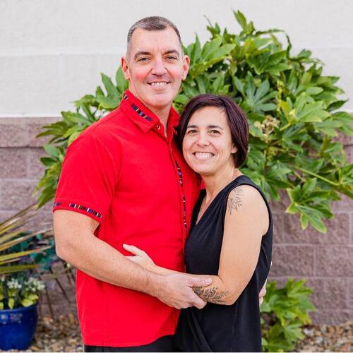 Our Liberty Church Youth Minister and his wife, Jared and Beatrice Woody.