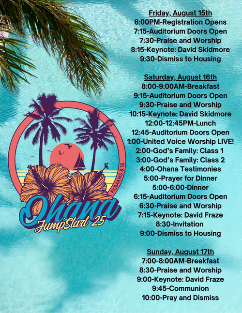 Last Year's Schedule