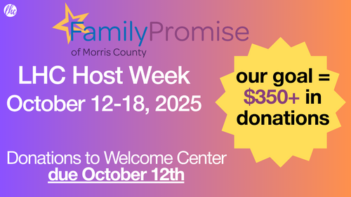 Family Promise 2025 LHC Host Week Results