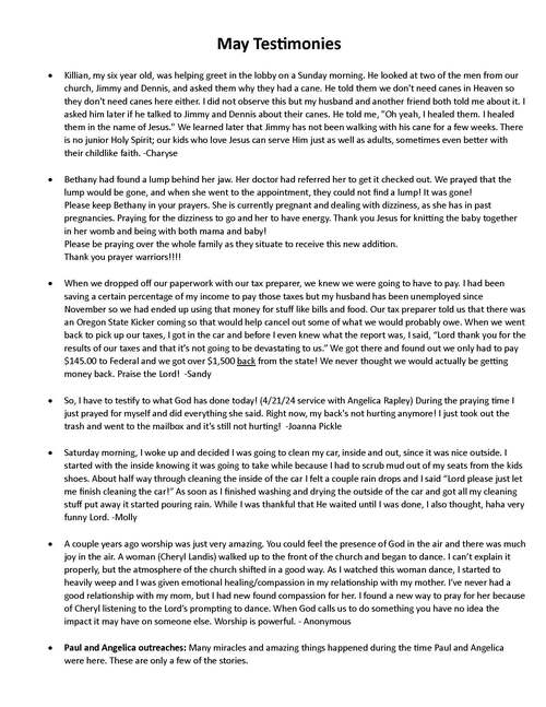 Valley christian center vcc testimonies