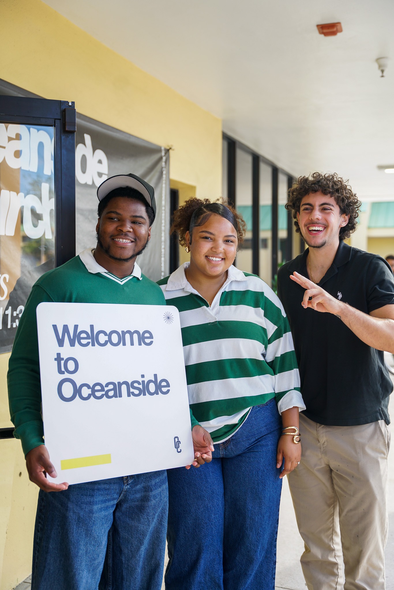 Welcome team at Oceanside Church