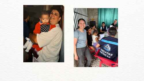 Kamryn as a baby and serving on Honduras mission trip