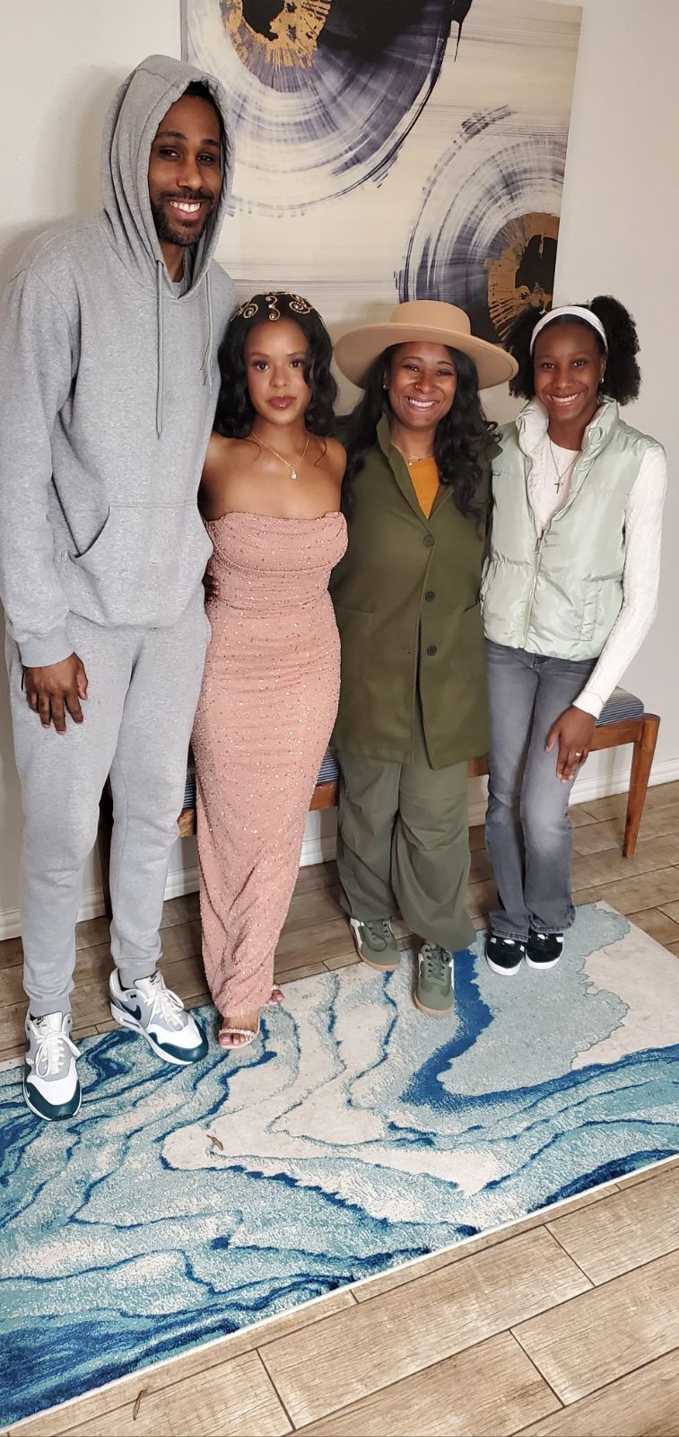 Jai Thomas and family