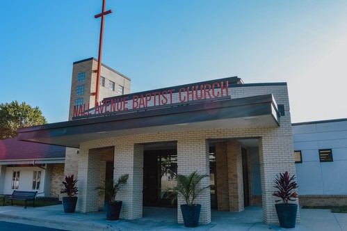 A view of NABC from the early 2000s in the church's current location