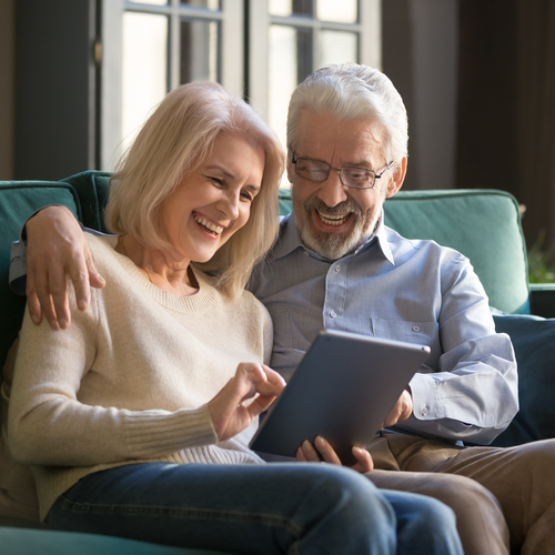 Client Photo Couple Watching Resources