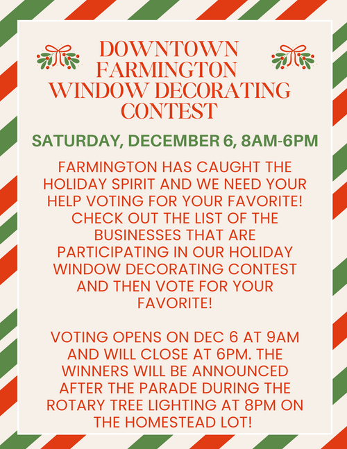 VOTE FOR YOUR FAVORITE WINDOW DISPLAY HERE!