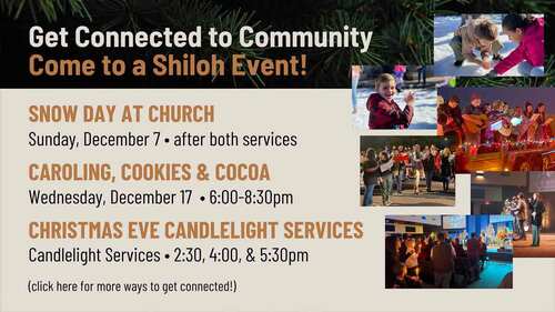 Shiloh Community Church events this Christmas Season