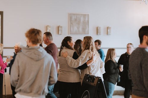 Greeting and connectingWorship at Redemption City Church Westminster