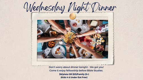 Register for Dinner!
