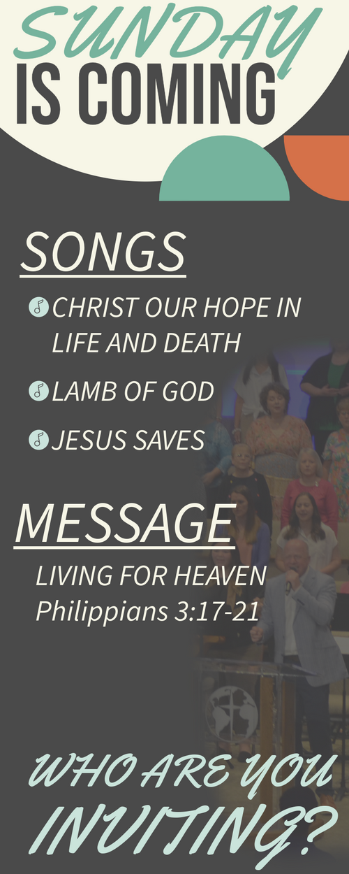 Northside Baptist Church GA sunday is coming