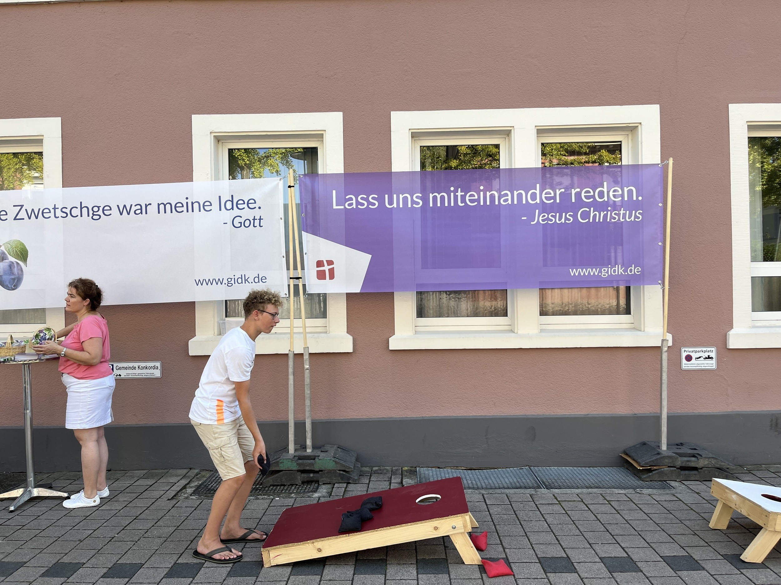 Spiel und Spaß vor der Konkordia