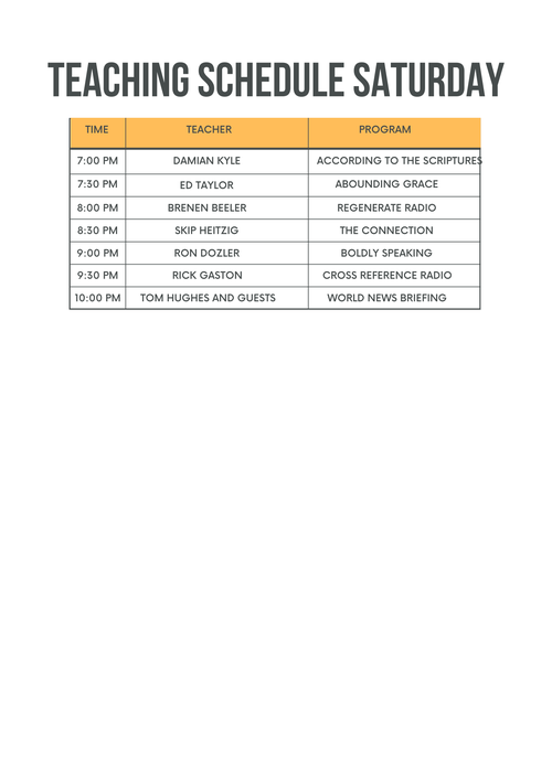 Calvary Chapel Fredericksburg The Lamp Schedule