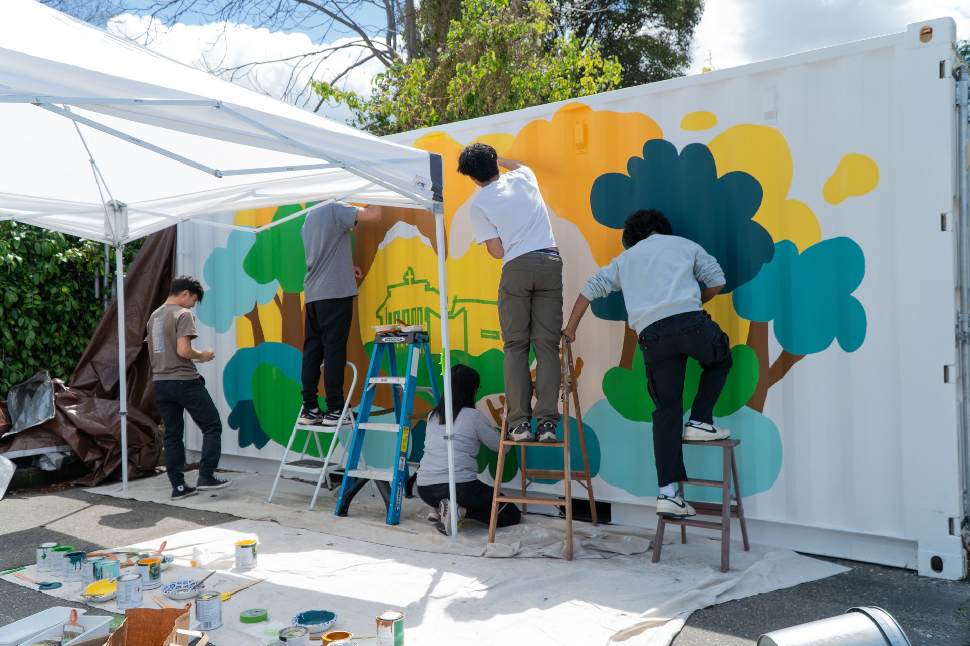 Eagle Scout Mural Project Wesley United Methodist Church Ca