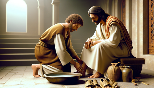 A rainbow over Lough Eske in County Donegal, Ireland.