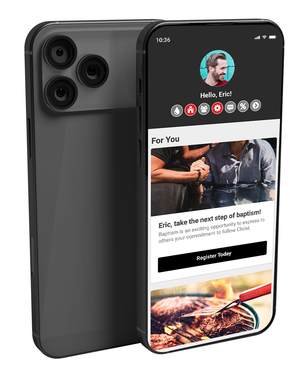 Bethany Church App phone