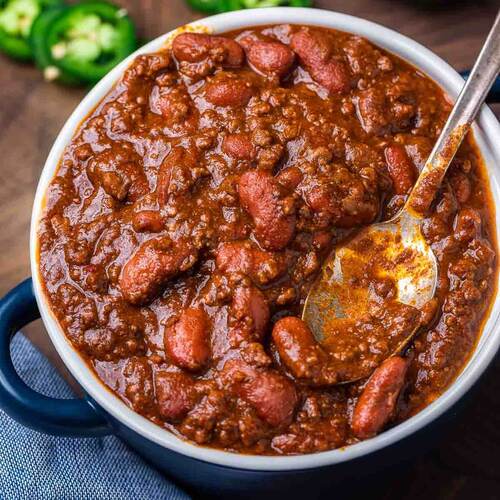 A bowl of chilli